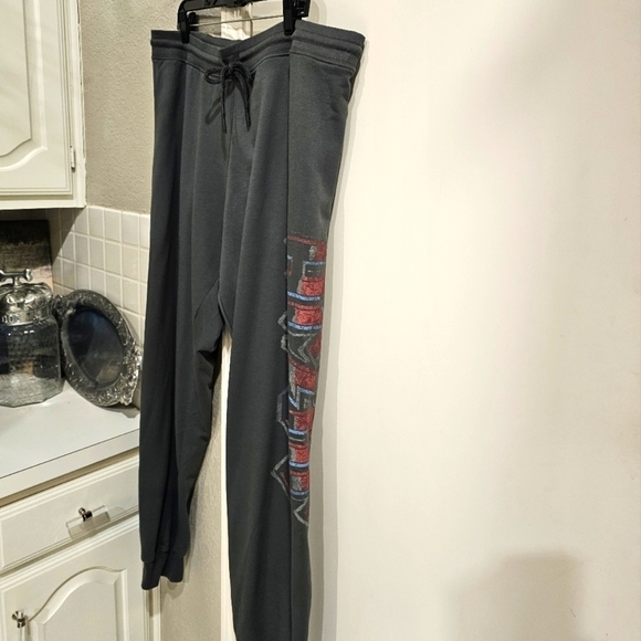 NWOT AC/DC gray sweats w AC/DC logo on side 3X - Picture 1 of 8